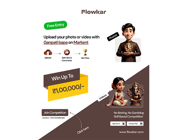 Flowkar Launches Markent with Ganesh Chaturthi Contest – Win ₹2.5 Lakh in India’s First Skill-Based Creator Competition